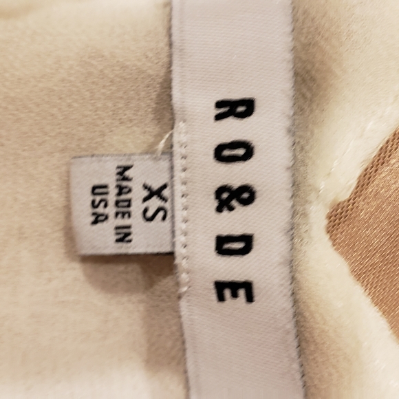 RO & DECream/Ivory Floral Ruffle Blouse - Picture 11 of 12